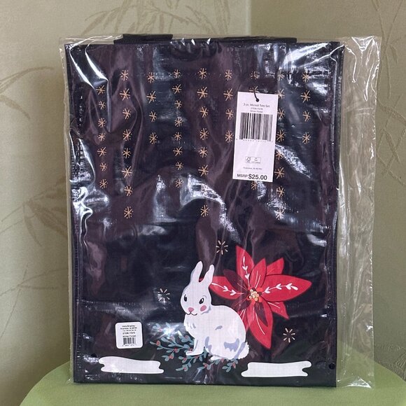 VERA BRADLEY 3-PIECE MARKET TOTE SET:NWT WINTER FOREST - Picture 4 of 4